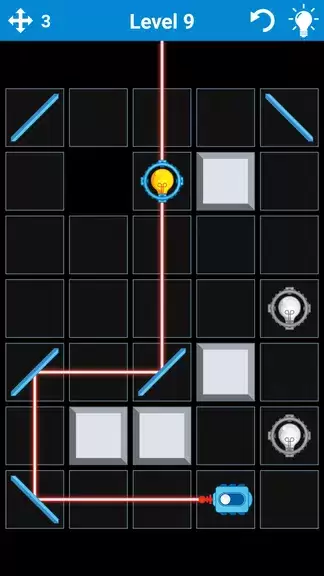 Laser Puzzle - Logic Game ဖန်သားပြင်ဓာတ်ပုံ 0