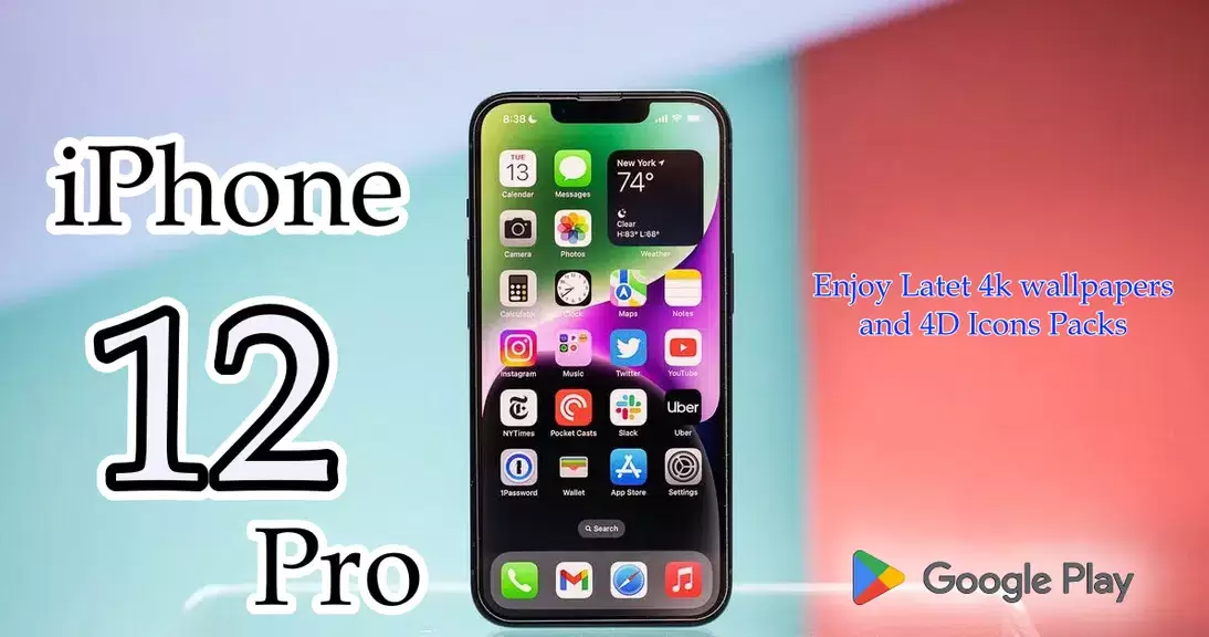 iPhone 12 Pro Launcher Themes স্ক্রিনশট 2