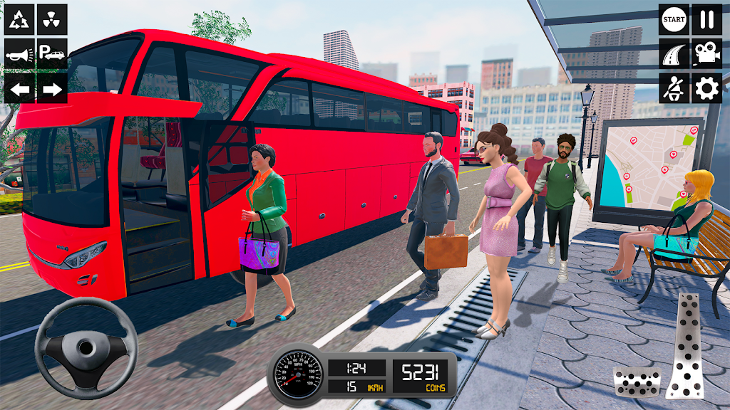 Driving Simulator 3d Bus Games Zrzut ekranu 2