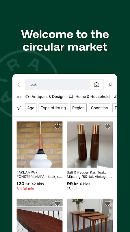 Tradera – köp & sälj begagnat应用截图第2张