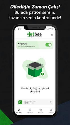 Jetbee -  Kurye Uygulaması Captura de tela 2