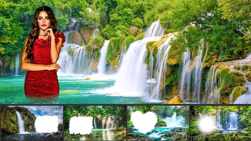 Waterfall Photo Editor frame Captura de pantalla 1