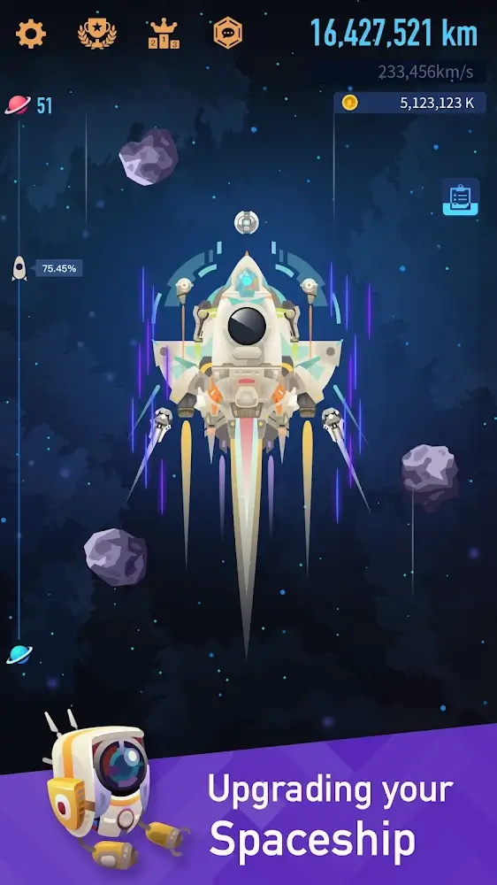 Space Colonizers Idle Clicker Tangkapan skrin 1