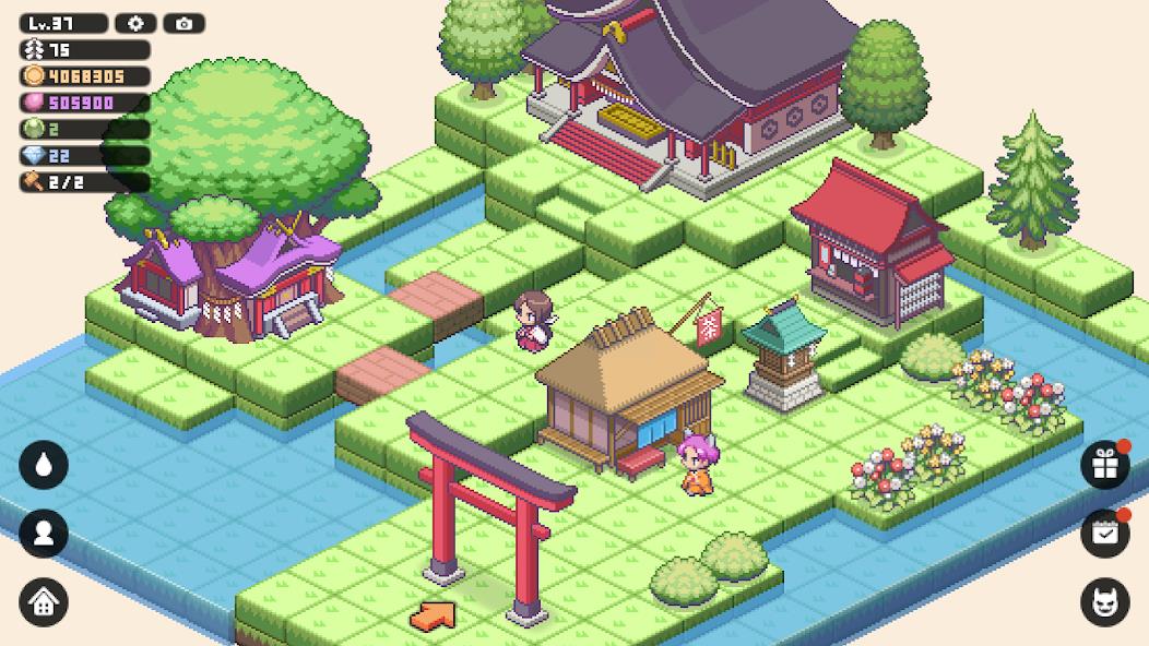 Pixel Shrine JINJA Mod ဖန်သားပြင်ဓာတ်ပုံ 0