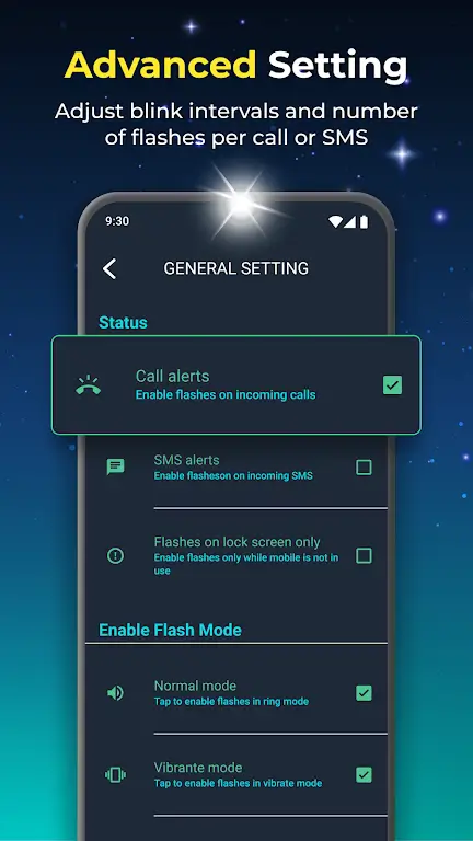 Flash on Call Captura de tela 3