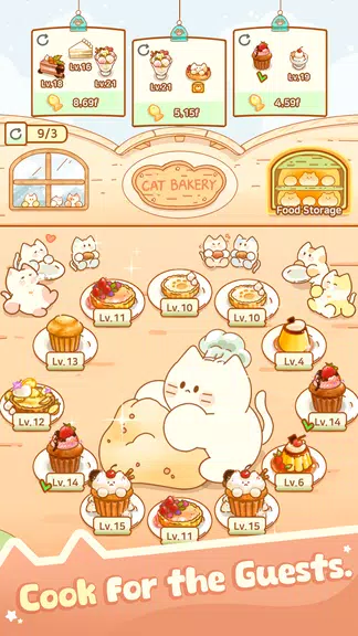 Idle Cat Hotel - Tycoon Games Screenshot 3