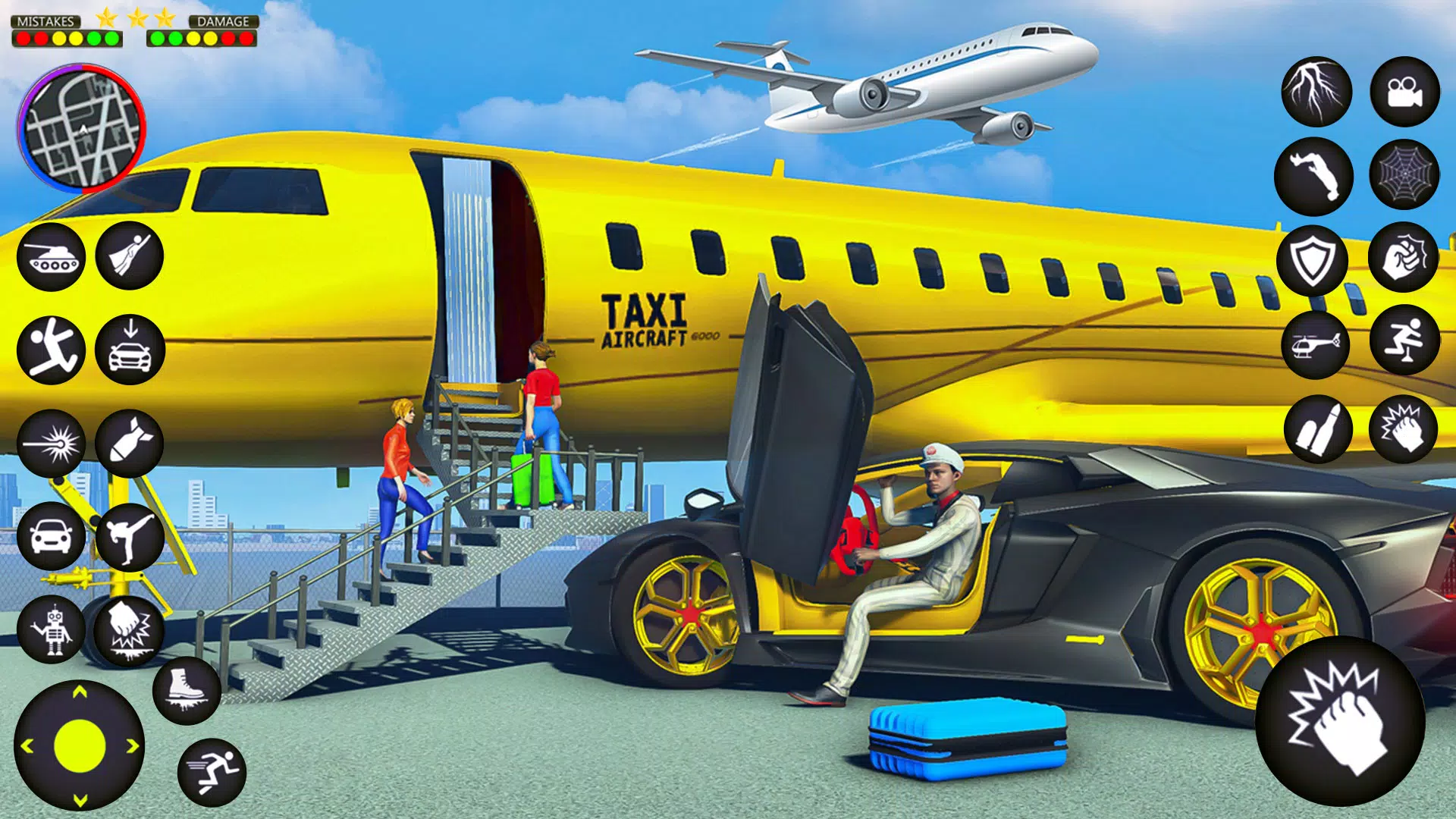 Taxi Driving: 3D Crazy Parking Screenshot 1