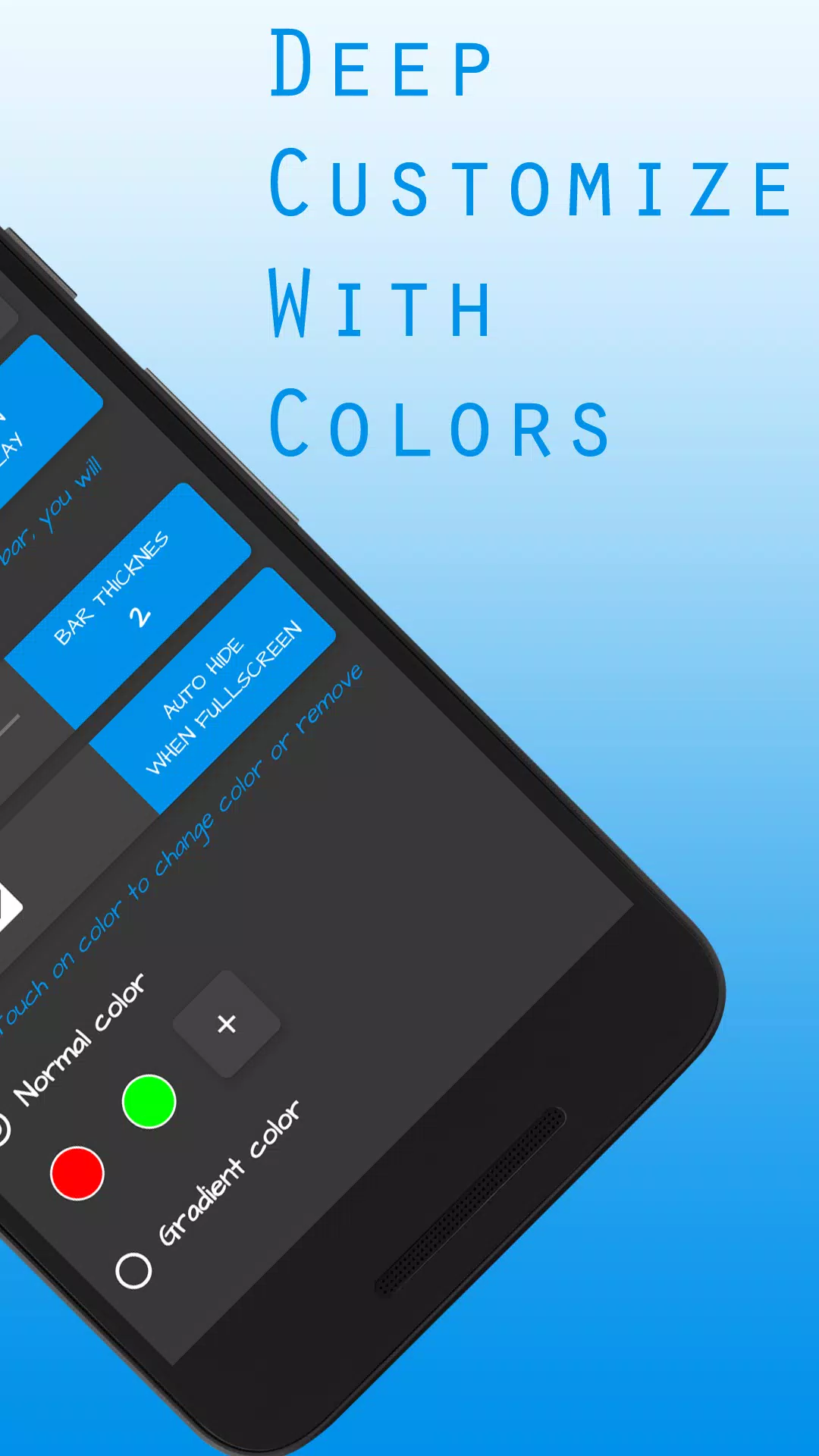 Battery Indicator Bar Captura de tela 3