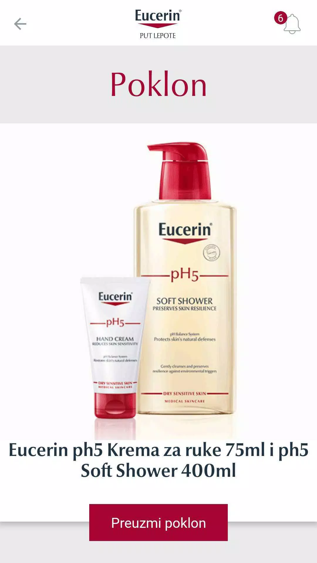 Eucerin® put lepote Schermafbeelding 1