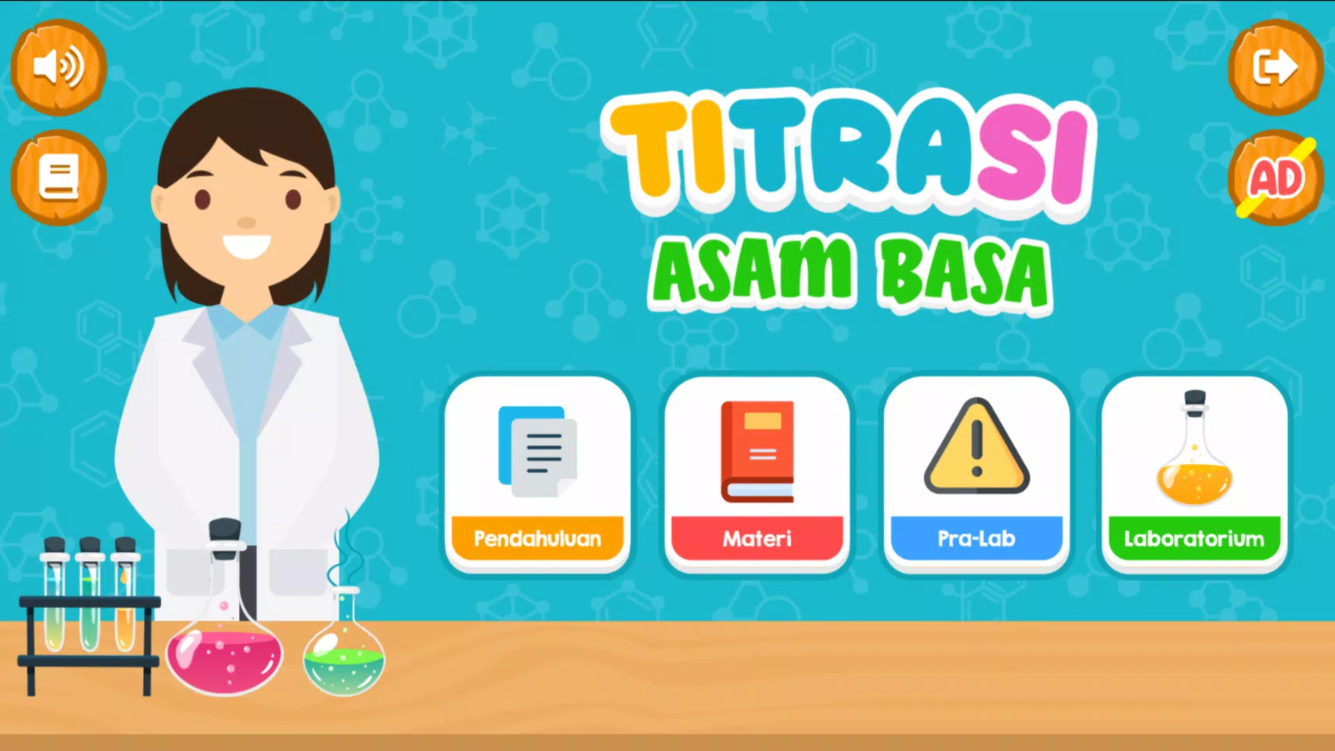 Virtual Lab Titrasi Asam Basa Zrzut ekranu 1