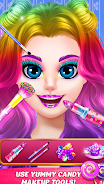 DIY Makeup Games: Candy Makeup Ekran Görüntüsü 0