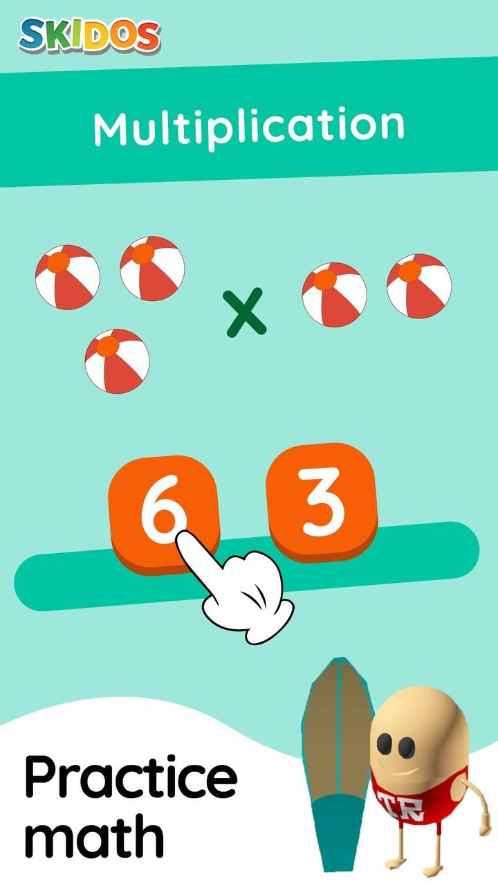 Math Games For Kids Learning Captura de pantalla 2