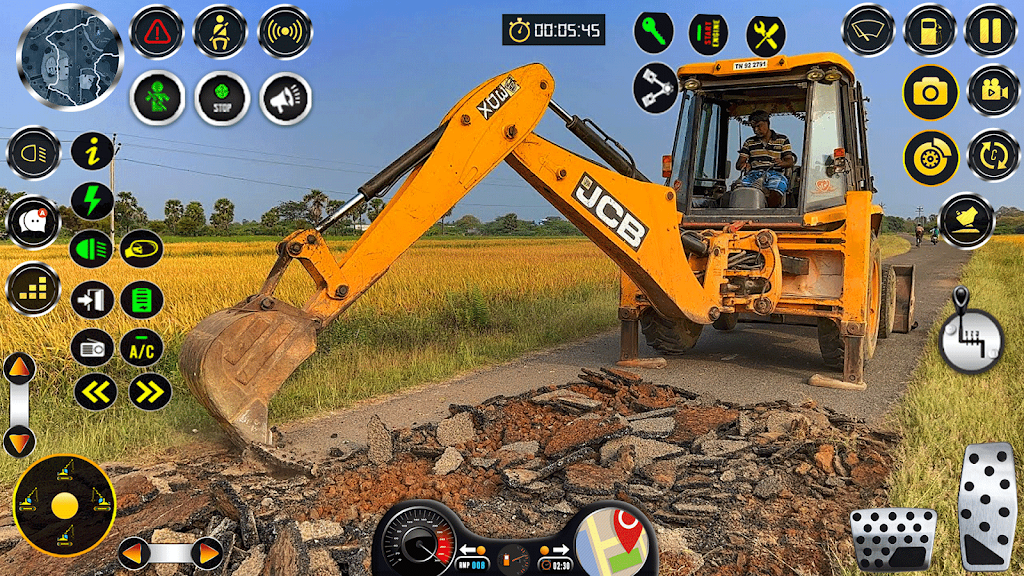 Real City JCB Construction 3D Capture d'écran 2