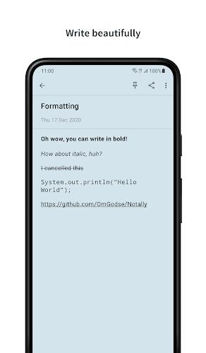 Notally - Minimalist Notes ภาพหน้าจอ 2