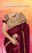 Women Saree Photo Schermafbeelding 2