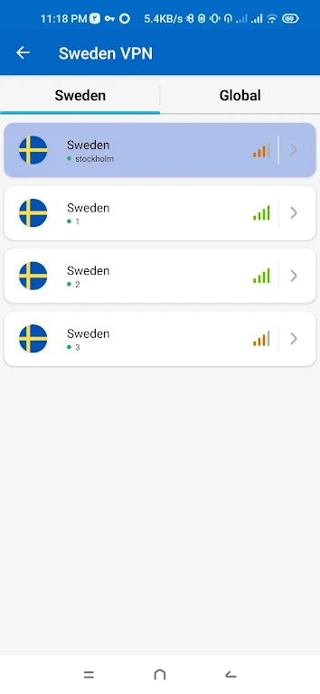 Sweden VPN - Fast & Secure應用截圖第0張