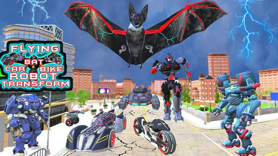 Bat Robot Fighting Game Capture d'écran 3