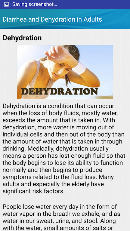 Diarrhea and Dehydration Help ภาพหน้าจอ 1