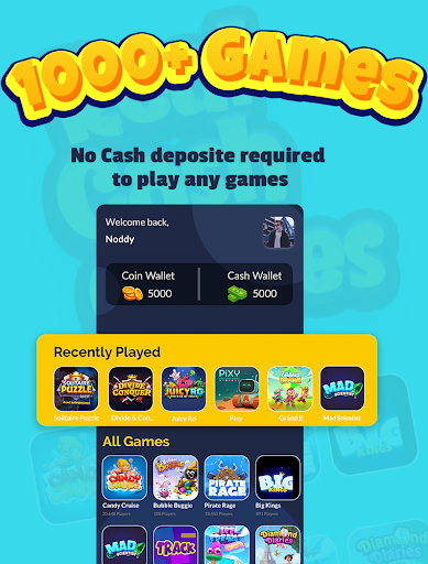 Real Cash Games Pro Free rewards paypal and paytm ภาพหน้าจอ 2