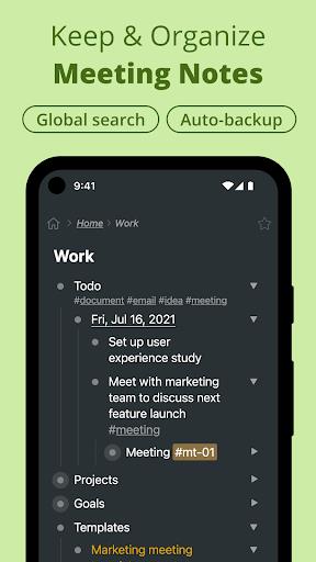 Workflowy |Note, List, Outline Screenshot 0