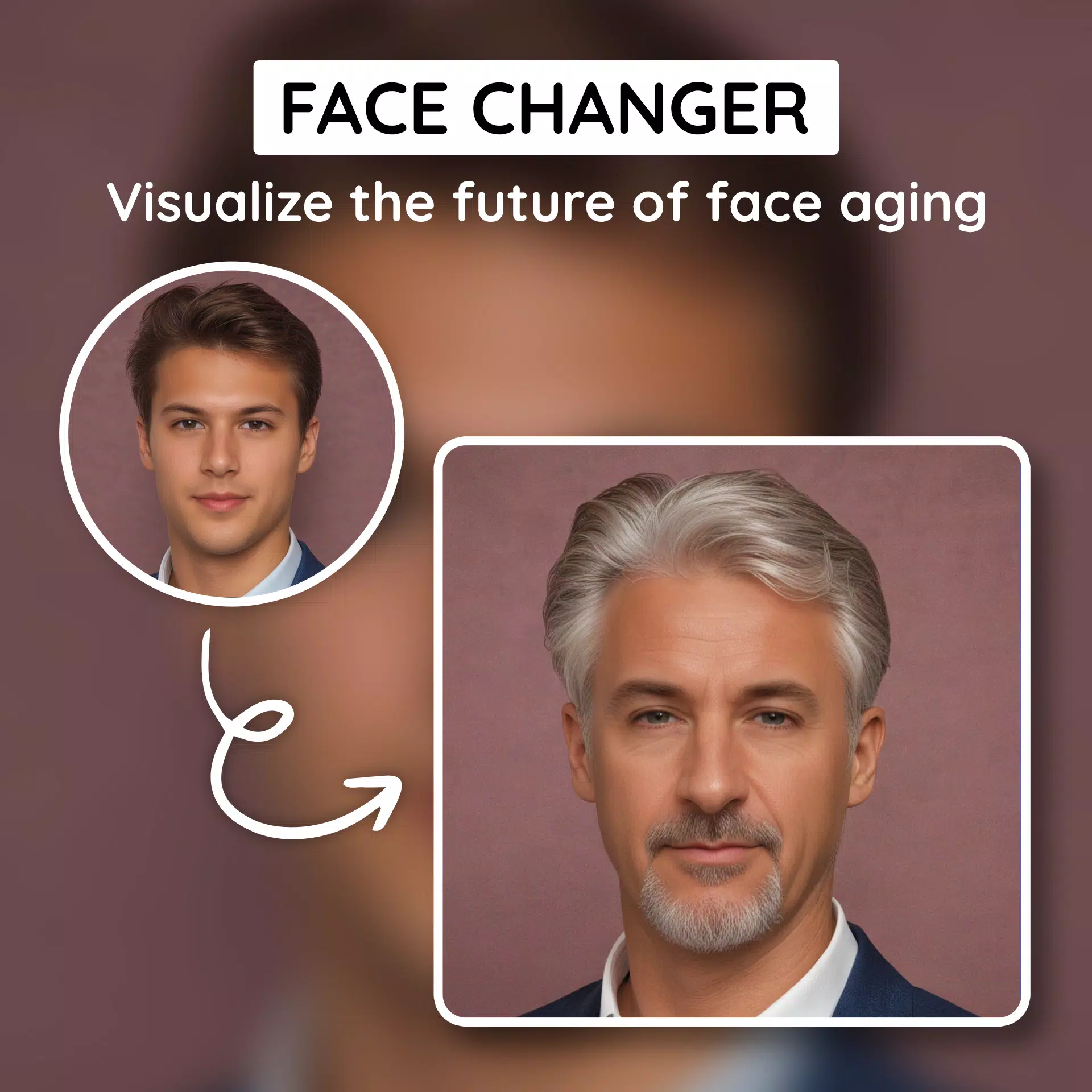 Future Self Face Aging Changer Zrzut ekranu 0