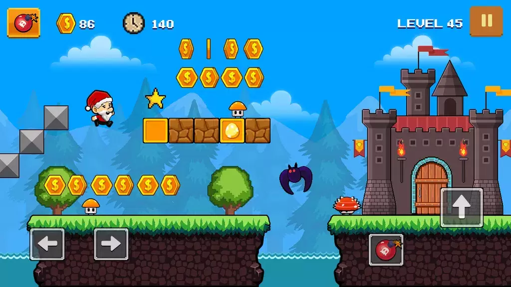 Super Dan's World - Run Game Captura de tela 1