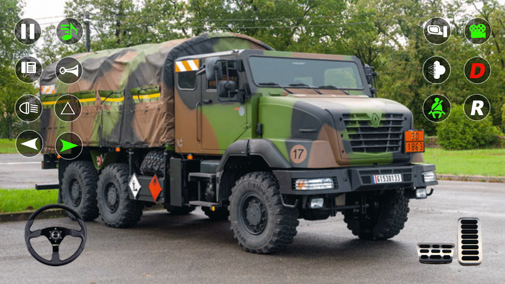 Army Truck Vehicles Transport Captura de pantalla 2