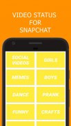 Video Status For SnapChat স্ক্রিনশট 2