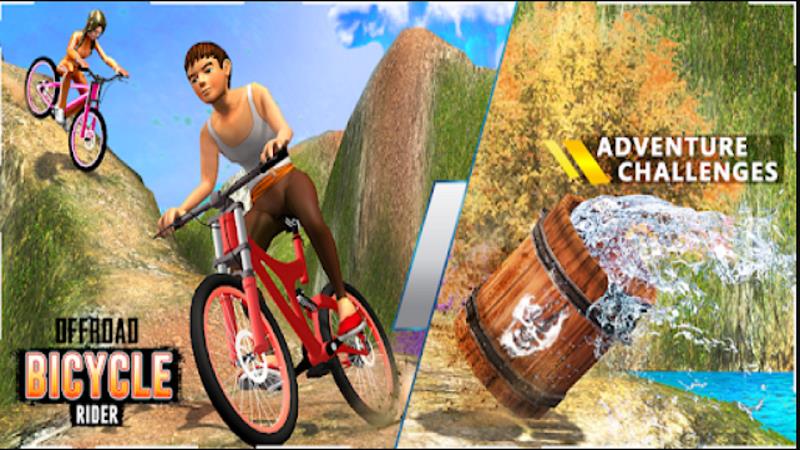 Offroad Bicycle Bmx Stunt Game Tangkapan skrin 1