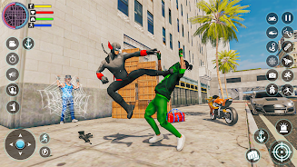 Miami Rope Hero: Spider Games Schermafbeelding 3