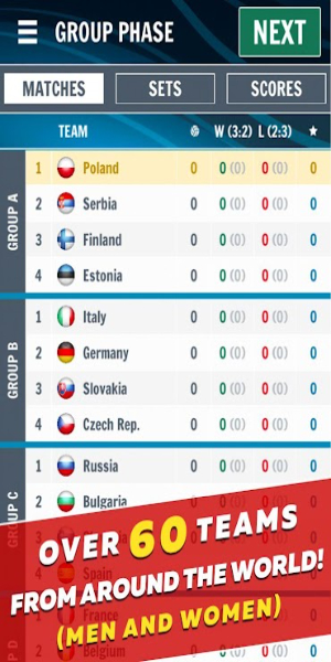 Volleyball Championship Mod Zrzut ekranu 1