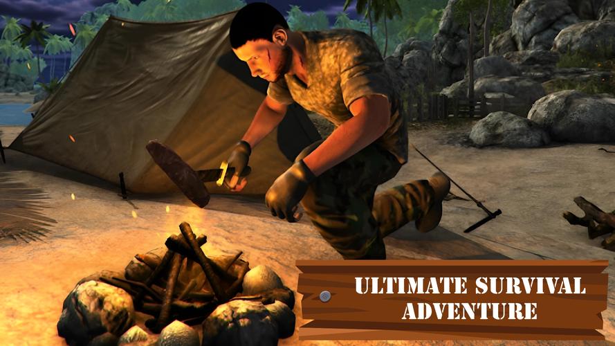 Island Jungle- Survival Games ภาพหน้าจอ 0