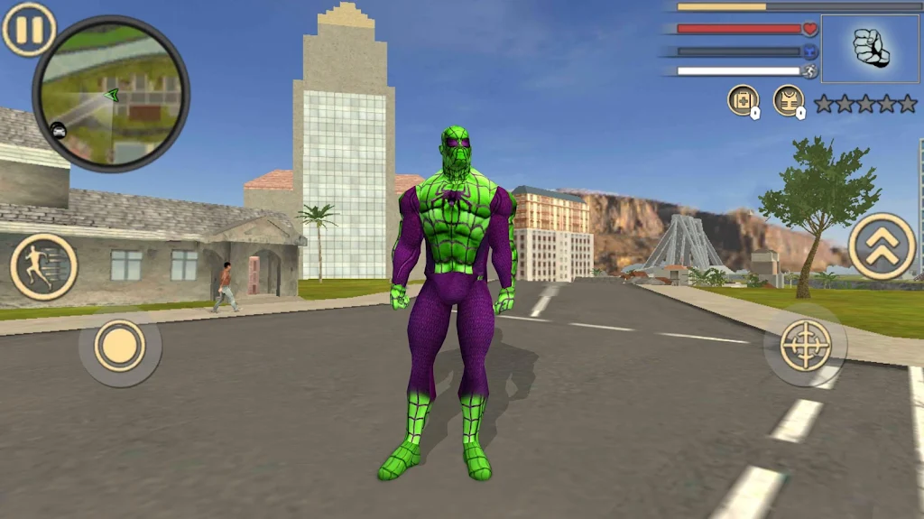 Spider Rope Hero Frog Ninja Strange Gangster Crime Screenshot 0