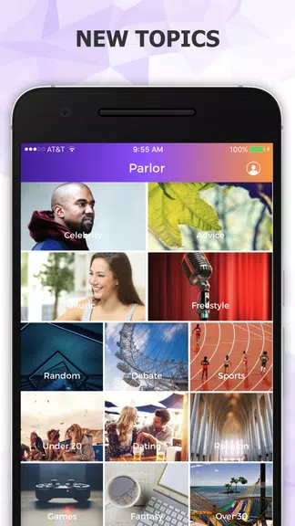 Parlor - Social Talking App ဖန်သားပြင်ဓာတ်ပုံ 3