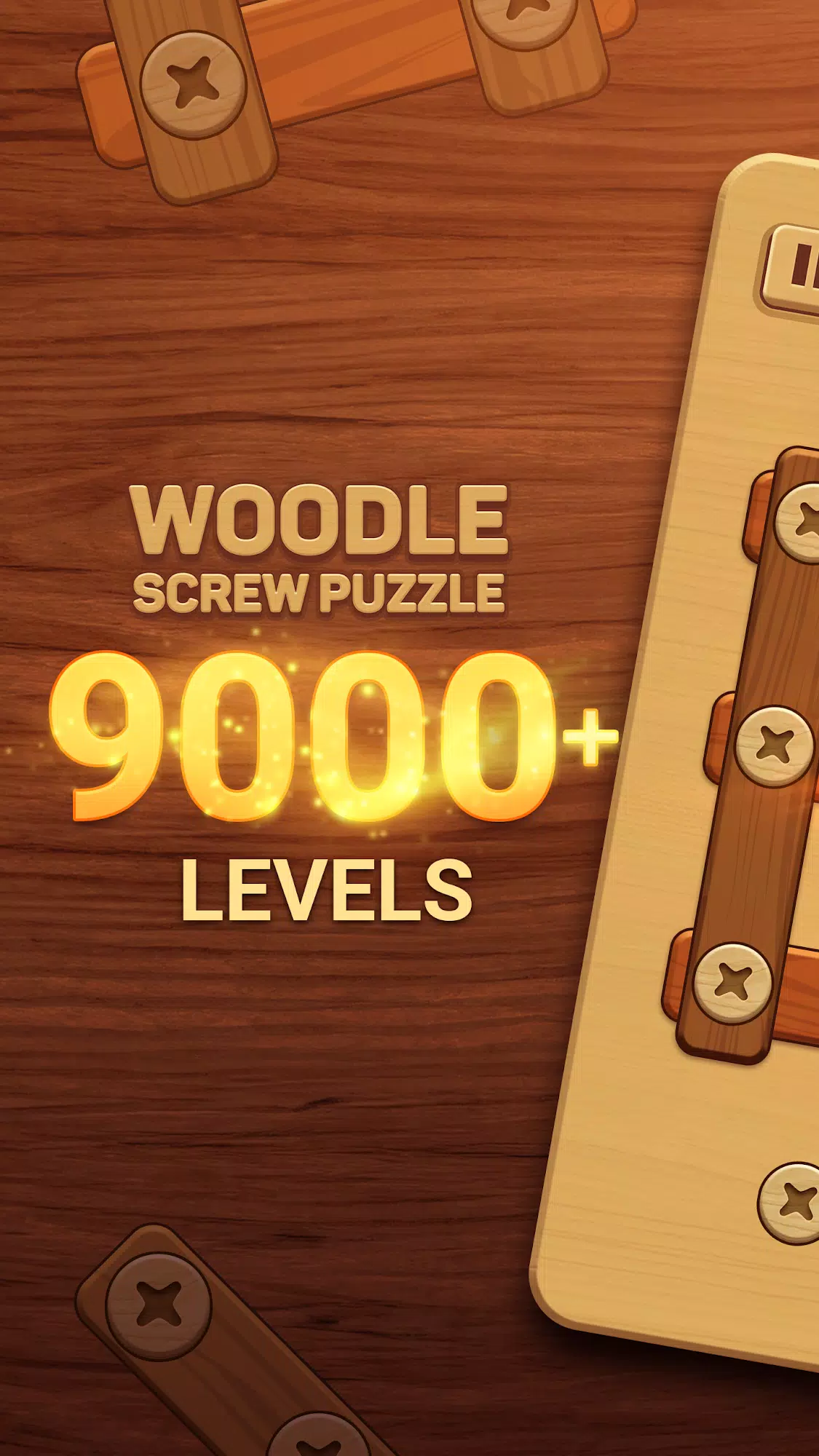 Woodle - Wood Screw Puzzle 스크린샷 0