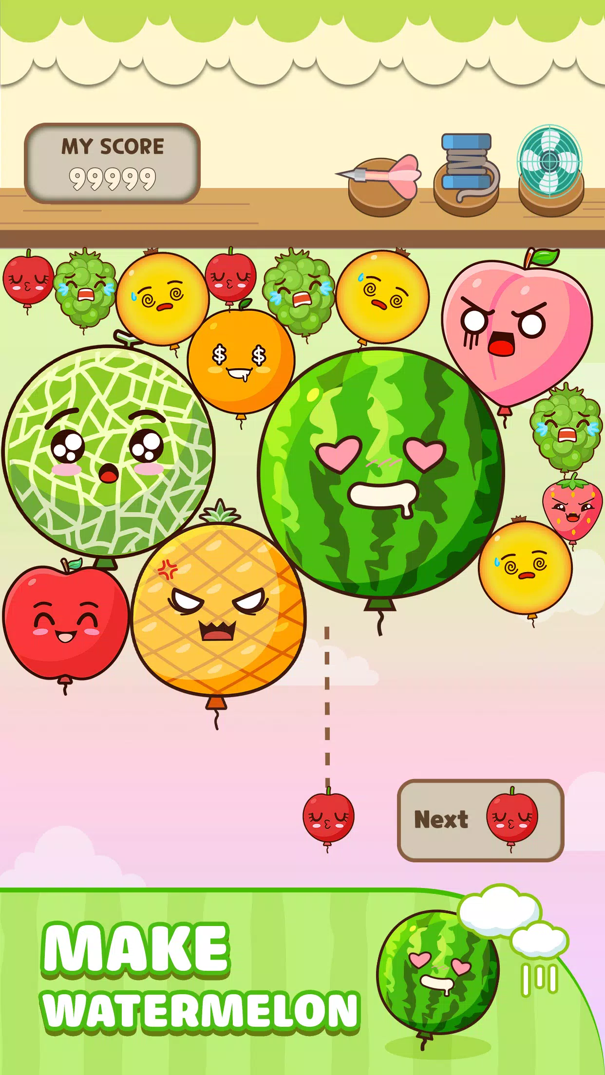 Melon Balloon: Fruit Merge স্ক্রিনশট 2