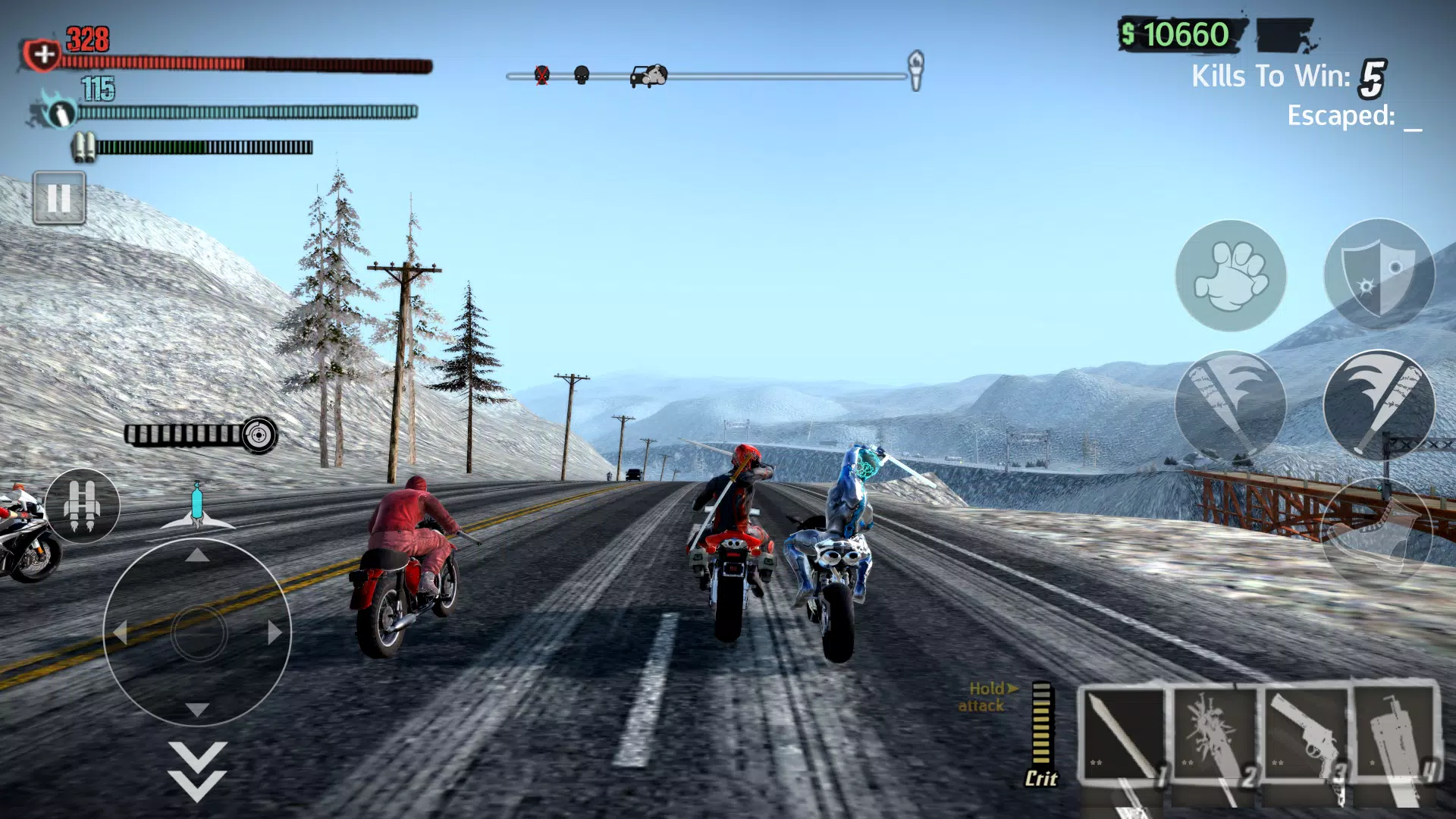 Road Redemption Mobile Capture d'écran 0