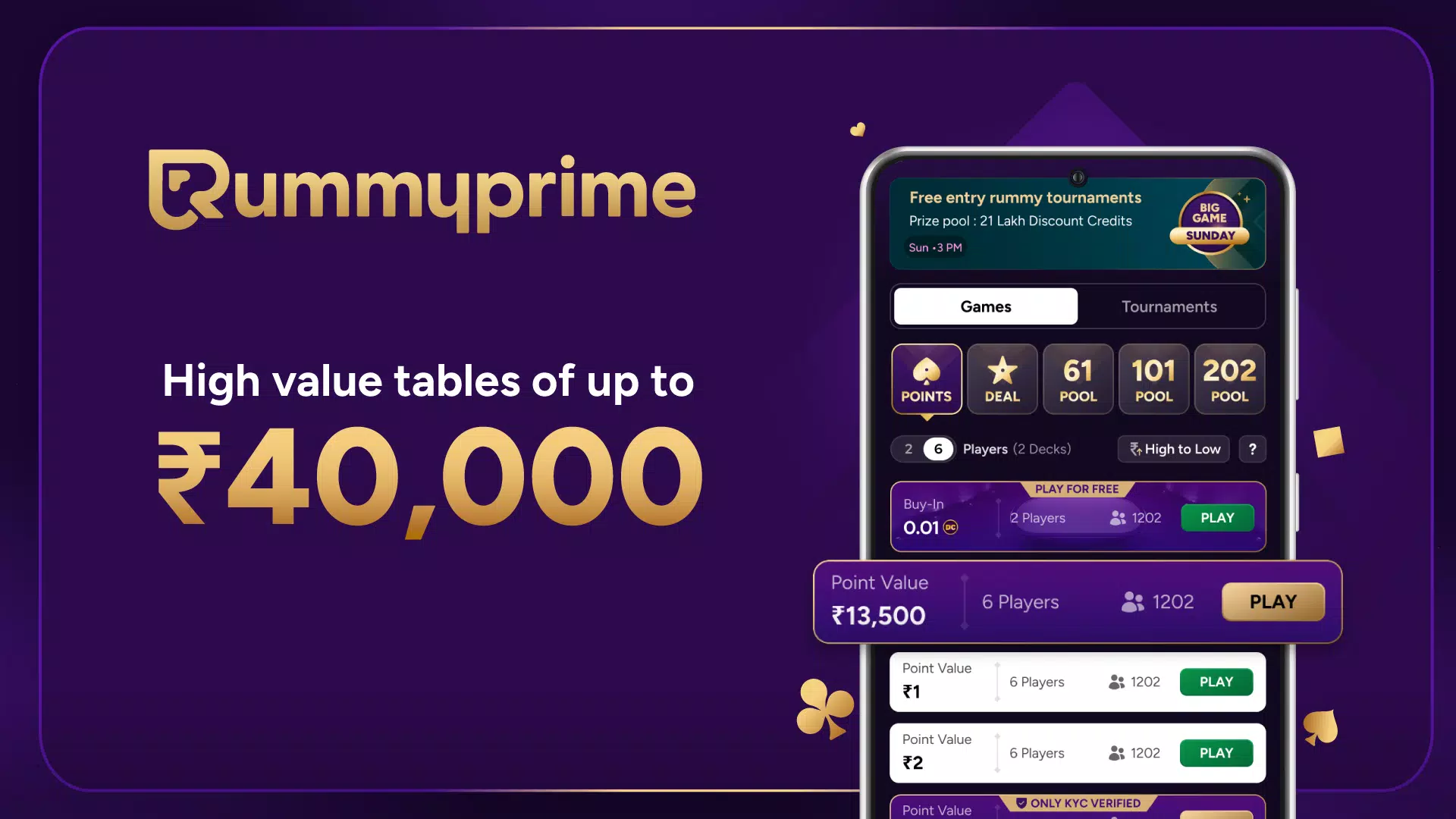 RummyPrime - Rummy Cash Game 스크린샷 2