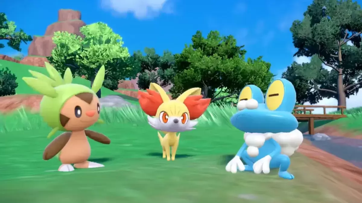 Pokémon Scarlet & Violet တွင် GESTERS CHEPEPIN, Fennekin နှင့် Frokie တို့သည် Chespin, Fennekin နှင့် Foakie Toles