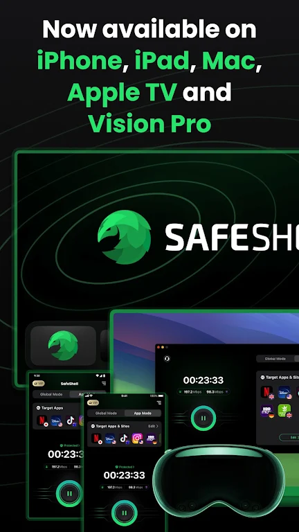 SafeShell VPN - Stream Freedom Zrzut ekranu 3