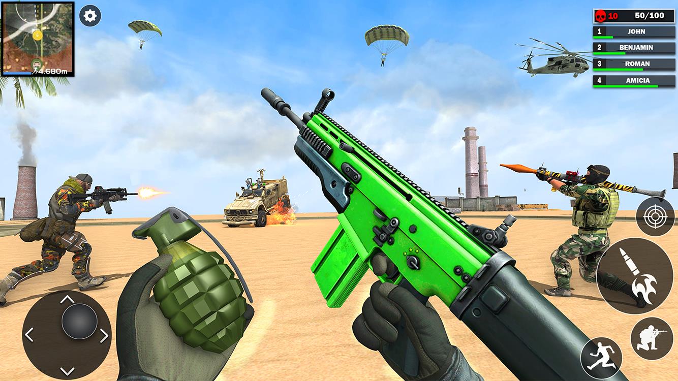 Fps Shooting Attack: Gun Games ဖန်သားပြင်ဓာတ်ပုံ 1