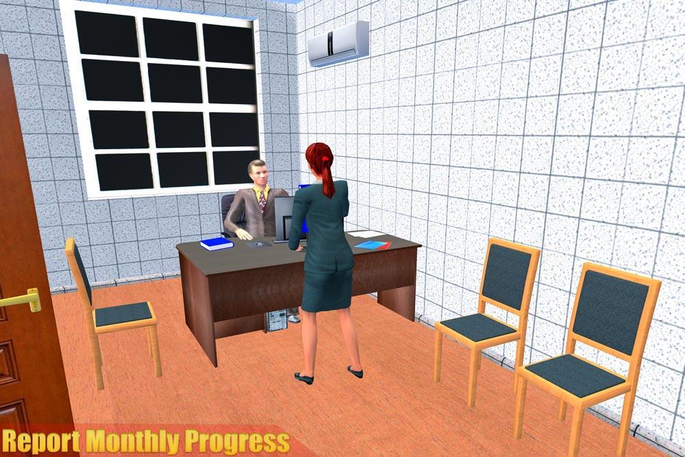 Virtual High School Teacher 3D ဖန်သားပြင်ဓာတ်ပုံ 3