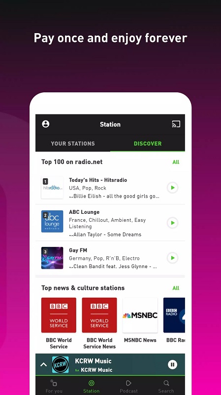 radio.net PRIME ภาพหน้าจอ 1