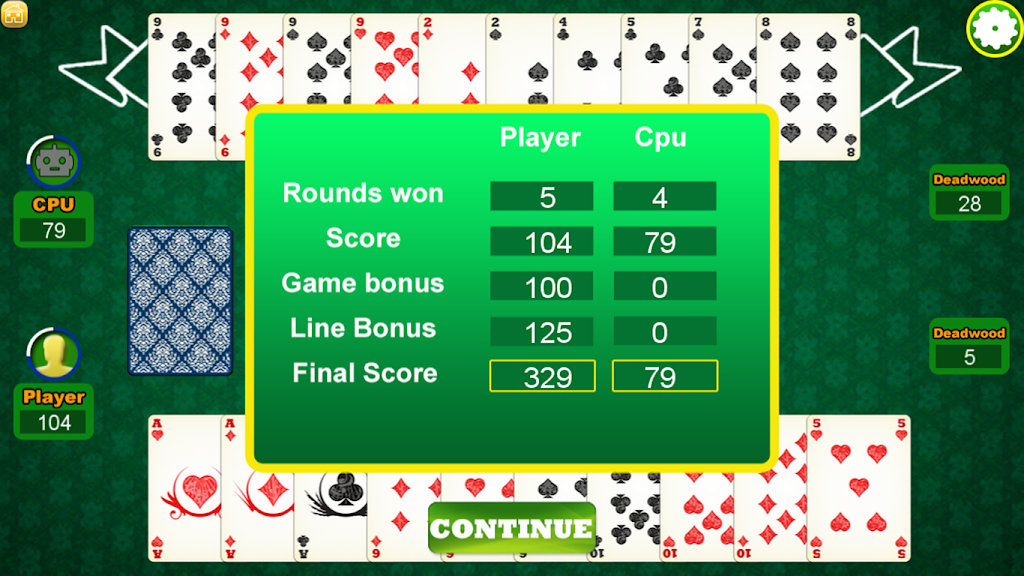 Gin Rummy Pabroton Captura de pantalla 3