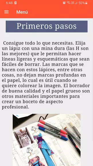 Curso de diseño de moda ဖန်သားပြင်ဓာတ်ပုံ 1