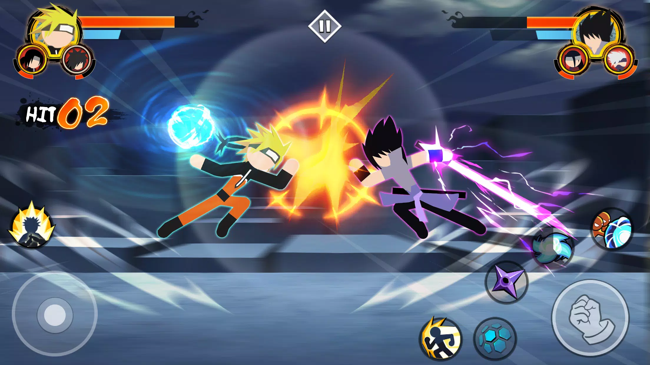 Schermata Stick Ninja - 3v3 Battle 0
