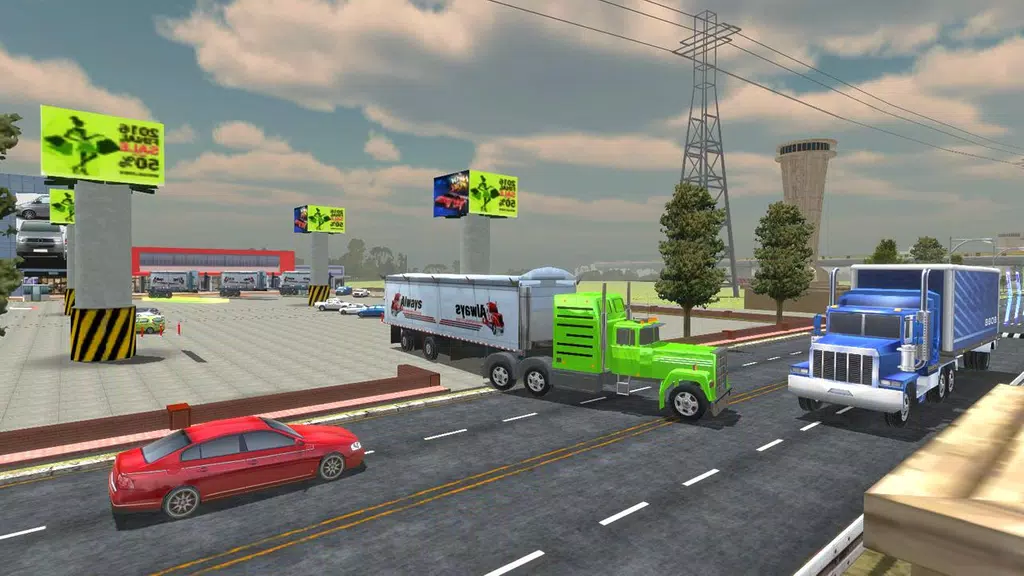 Highway Cargo Truck Simulator Tangkapan skrin 1