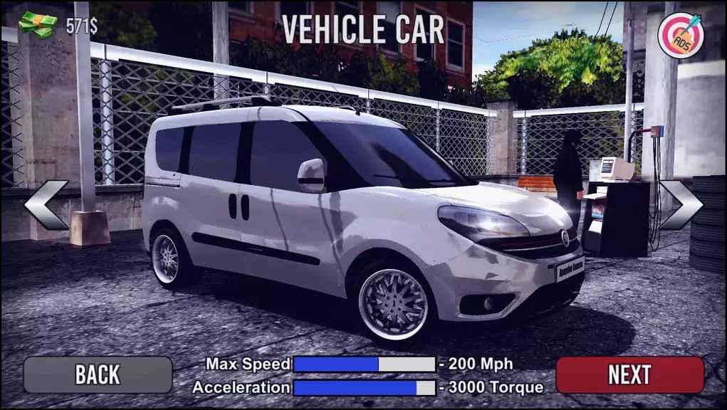 Doblo Drift Simulator Captura de tela 0