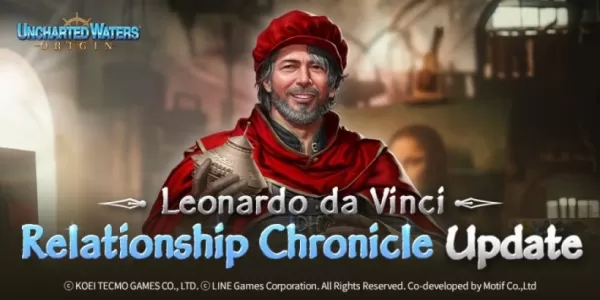 Si Leonardo da Vinci ay sumali sa Uncharted Waters Origins sa Pinakabagong Update