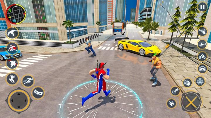 Miami Spider Rope Hero Games 스크린샷 2